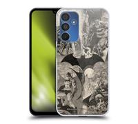 Head Case Designs sous Licence Officielle Batman DC Comics Collage de Logo en détresse Hush Coque Dure pour l'arrière Compatible avec Samsung Galaxy A15