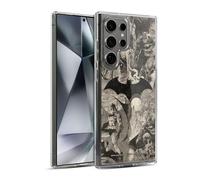 Head Case Designs sous Licence Officielle Batman DC Comics Collage de Logo en détresse Hush Coque en Gel [Qualité Militaire] Compatible avec Samsung Galaxy S24 Ultra 5G Et Compatible avec MagSafe