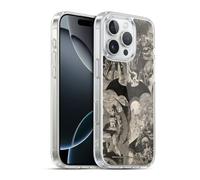 Head Case Designs sous Licence Officielle Batman DC Comics Collage de Logo en détresse Hush Coque en Gel [Qualité Militaire] Compatible avec Apple iPhone 16 Pro Et Compatible avec MagSafe
