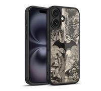 Head Case Designs sous Licence Officielle Batman DC Comics Collage de Logo en détresse Hush Coque en Gel renforcée [Protection de Qualité Militaire] Compatible avec Apple iPhone 16