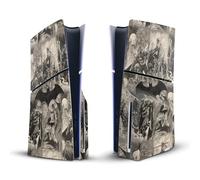 Head Case Designs sous Licence Officielle Batman DC Comics Collage Distressed Logos Et Bandes Dessinées Vinyle Autocollant De Jeu Peau Compatible avec Sony PlayStation 5 PS5 Slim Disc Edition Console