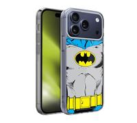 Head Case Designs sous Licence Officielle Batman DC Comics Costume Classique Logos Coque en Gel [Protection de Qualité Militaire] Compatible avec Apple iPhone 17 Pro Max