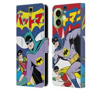 Head Case Designs sous Licence Officielle Batman DC Comics Couverture De Bande Dessinée Bat-Manga! Étui Portefeuille en Cuir Compatible avec Apple iPhone 17