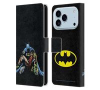 Head Case Designs sous Licence Officielle Batman DC Comics Death in The Family Couvertures Célèbres De Livre Comique Étui Portefeuille en Cuir Compatible avec Apple iPhone 17 Pro