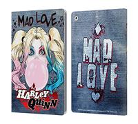 Head Case Designs sous Licence Officielle Batman DC Comics Gomme à Bulles Harley Quinn Graphiques Étui Portefeuille en Cuir Compatible avec Apple iPad 10.2 2019/2020/2021