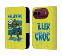 Head Case Designs sous Licence Officielle Batman DC Comics Killer Croc Évasion De Méchants Étui Portefeuille en Cuir Compatible avec Apple iPhone Duo