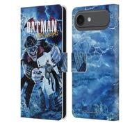 Head Case Designs sous Licence Officielle Batman DC Comics Le Batman Qui Rit Bandes Dessinées du 90e Anniversaire Étui Portefeuille en Cuir Compatible avec Apple iPhone 17 Air