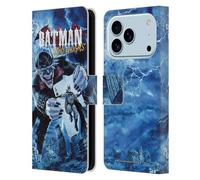 Head Case Designs sous Licence Officielle Batman DC Comics Le Batman Qui Rit Bandes Dessinées du 90e Anniversaire Étui Portefeuille en Cuir Compatible avec Apple iPhone 17 Pro