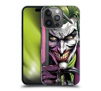 Head Case Designs sous Licence Officielle Batman DC Comics Le Clown Three Jokers Coque Dure pour l'arrière Compatible avec Apple iPhone 14 Pro