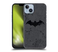 Head Case Designs sous Licence Officielle Batman DC Comics Logo en détresse Hush Coque Dure pour l'arrière Compatible avec Apple iPhone 14 Plus