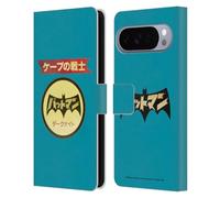 Head Case Designs sous Licence Officielle Batman DC Comics Logo Japonais Mode Vintage Étui Portefeuille en Cuir Compatible avec Google Pixel 10 Pro XL