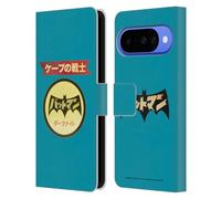 Head Case Designs sous Licence Officielle Batman DC Comics Logo Japonais Mode Vintage Étui Portefeuille en Cuir Compatible avec Google Pixel 10