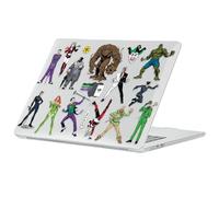 Head Case Designs sous Licence Officielle Batman DC Comics Méchants Graphismes Coque Ordinateur Portable Transparent Armure Compatible avec MacBook Air 13.6" M2 A2681/M3 A3113/M4 A3240 2022/2024/2025