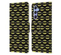 Head Case Designs sous Licence Officielle Batman DC Comics Modèles Logos Étui Portefeuille en Cuir Compatible avec Samsung Galaxy A34 5G