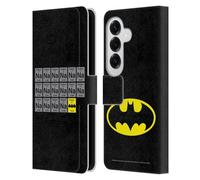 Head Case Designs sous Licence Officielle Batman DC Comics Na Na Na Na Logos Étui Portefeuille en Cuir Compatible avec Samsung Galaxy S26