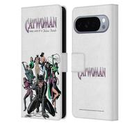 Head Case Designs sous Licence Officielle Batman DC Comics Neuf Vies de félin Fatale Catwoman Étui Portefeuille en Cuir Compatible avec Google Pixel 10 Pro XL