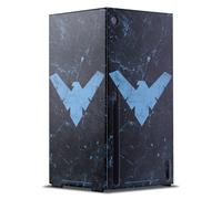 Head Case Designs Sous Licence Officielle Batman DC Comics Nightwing Logos Et Bandes Dessinées Enveloppement De Console De Jeu Compatible avec Xbox Series X