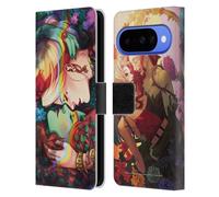 Head Case Designs sous Licence Officielle Batman DC Comics Poison Ivy & Harley Quinn Gotham City Sirens Étui Portefeuille en Cuir Compatible avec Google Pixel 10