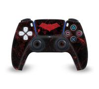 Head Case Designs Sous Licence Officielle Batman DC Comics Red Hood Logos Et Bandes Dessinées Vinyle Plaque Frontale Autocollant De Jeu Peau Compatible avec Sony PlayStation 5 PS5 DualSense Controller