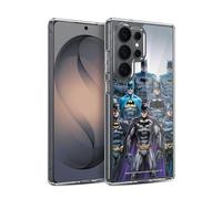 Head Case Designs sous Licence Officielle Batman DC Comics Through The Years Costumes emblématiques des Bande dessinée Coque en Gel [Qualité Militaire] Compatible avec Samsung Galaxy S26 Ultra