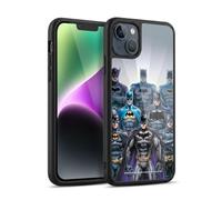 Head Case Designs sous Licence Officielle Batman DC Comics Through The Years Costumes emblématiques des Bande dessinée Coque en Gel renforcée [Qualité Militaire] Compatible avec Apple iPhone 14 Plus