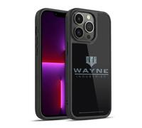 Head Case Designs sous Licence Officielle Batman DC Comics Wayne Industries Logo Dualité Coque en Gel renforcée [Protection de Qualité Militaire] Compatible avec Apple iPhone 13 Pro