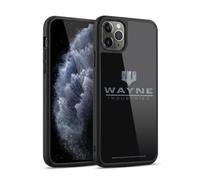 Head Case Designs sous Licence Officielle Batman DC Comics Wayne Industries Logo Dualité Coque en Gel renforcée [Protection de Qualité Militaire] Compatible avec Apple iPhone 11 Pro Max