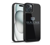 Head Case Designs sous Licence Officielle Batman DC Comics Wayne Industries Logo Dualité Coque en Gel renforcée [Protection de Qualité Militaire] Compatible avec Apple iPhone 15
