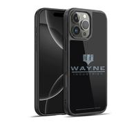 Head Case Designs sous Licence Officielle Batman DC Comics Wayne Industries Logo Dualité Coque en Gel renforcée [Protection de Qualité Militaire] Compatible avec Apple iPhone 16 Pro Max
