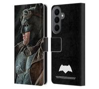 Head Case Designs sous Licence Officielle Batman V Superman: Dawn of Justice Batman Graphiques Étui Portefeuille en Cuir Compatible avec Samsung Galaxy S26 Plus