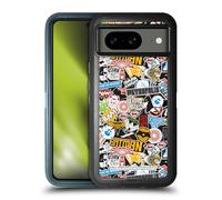 Head Case Designs sous Licence Officielle Batman V Superman: Dawn of Justice Sticker Collage Graphiques Étui Antichoc Ultra-Blindé Compatible avec Google Pixel 8