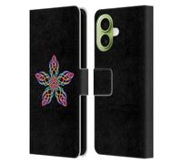 Head Case Designs sous Licence Officielle Beth Wilson Boucles Colorées Noeud Celtique Étoiles Étui Portefeuille en Cuir Compatible avec Apple iPhone 17