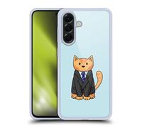 Head Case Designs sous Licence Officielle Beth Wilson Costume d'affaires Chats Doodle 2 Coque en Gel [Protection de Qualité Militaire] Compatible avec Samsung Galaxy A56 5G