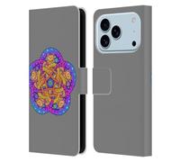 Head Case Designs sous Licence Officielle Beth Wilson Noeud Celtique Au Gingembre Chats Doodle 2 Étui Portefeuille en Cuir Compatible avec Apple iPhone 17 Pro