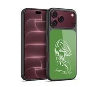 Head Case Designs sous Licence Officielle Billie Eilish Album Pochoir Vert Happier Than Ever Coque en Gel renforcée [Protection de Qualité Militaire] Compatible avec Apple iPhone 18 Pro Max
