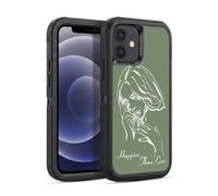 Head Case Designs sous Licence Officielle Billie Eilish Album Pochoir Vert Happier Than Ever Étui Antichoc Ultra-Blindé Compatible avec Apple iPhone 12 / iPhone 12 Pro