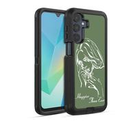 Head Case Designs sous Licence Officielle Billie Eilish Album Pochoir Vert Happier Than Ever Étui Antichoc Ultra-Blindé Compatible avec Samsung Galaxy A16 5G