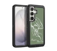 Head Case Designs sous Licence Officielle Billie Eilish Album Pochoir Vert Happier Than Ever Étui Antichoc Ultra-Blindé Compatible avec Samsung Galaxy S26