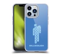Head Case Designs sous Licence Officielle Billie Eilish Blohsh Bleu Art Clé Coque en Gel [Protection de Qualité Militaire] Compatible avec Apple iPhone 13 Pro Et Compatible avec MagSafe