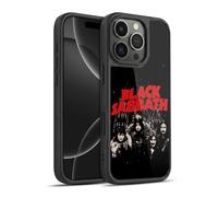 Head Case Designs sous Licence Officielle Black Sabbath Logo Rouge Art oque en Gel renforcée [Protection de Qualité Militaire] Compatible avec Apple iPhone 16 Pro