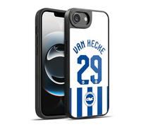 Head Case Designs Sous Licence Officielle Brighton FC Jan Paul van Hecke 2025/26 Joueurs Home Kit Coque en gel renforcée [Protection de Qualité Militaire] Compatible avec Apple iPhone 16e / iPhone 17e