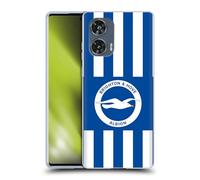 Head Case Designs sous Licence Officielle Brighton & Hove Albion F.C Accueil Kit De Badges 2025/26 Coque en Gel [Protection de Qualité Militaire] Compatible avec Motorola Edge 50 Fusion