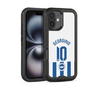Head Case Designs sous Licence Officielle Brighton & Hove Albion F.C Georginio Rutter 2025/26 Joueurs Home Kit Étui Antichoc Ultra-Blindé Compatible avec Apple iPhone 16