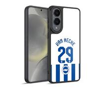 Head Case Designs sous Licence Officielle Brighton & Hove Albion F.C Jan Paul Van Hecke 2025/26 Joueurs Home Kit Coque en Gel renforcée [Qualité Militaire] Compatible avec Samsung Galaxy S25 Edge