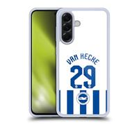 Head Case Designs sous Licence Officielle Brighton & Hove Albion F.C Jan Paul Van Hecke 2025/26 Joueurs Home Kit Coque en Gel [Protection de Qualité Militaire] Compatible avec Samsung Galaxy A56 5G