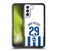Head Case Designs sous Licence Officielle Brighton & Hove Albion F.C Jan Paul Van Hecke 2025/26 Joueurs Home Kit Étui Antichoc Ultra-Blindé Compatible avec Samsung Galaxy S21+ 5G