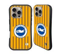 Head Case Designs sous Licence Officielle Brighton & Hove Albion F.C Troisième Kit De Badges 2025/26 Coque Hybride Compatible avec Apple iPhone 16 Pro