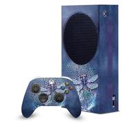 Head Case Designs Sous Licence Officielle Brigid Ashwood Libellule Mélange d'art Enveloppement De Console De Jeu Et Skins Pour Manette compatible avec Xbox Series S Console & Controller Bundle