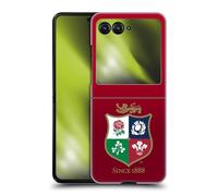 Head Case Designs sous Licence Officielle British and Irish Lions Dégradé Badge Coque Dure pour l'arrière Compatible avec Razr 40 Ultra/Razr+ 2023