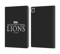 Head Case Designs sous Licence Officielle British and Irish Lions Logotype Usé Badge Étui Portefeuille en Cuir Compatible avec Apple iPad Pro 12.9 2020/2021/2022